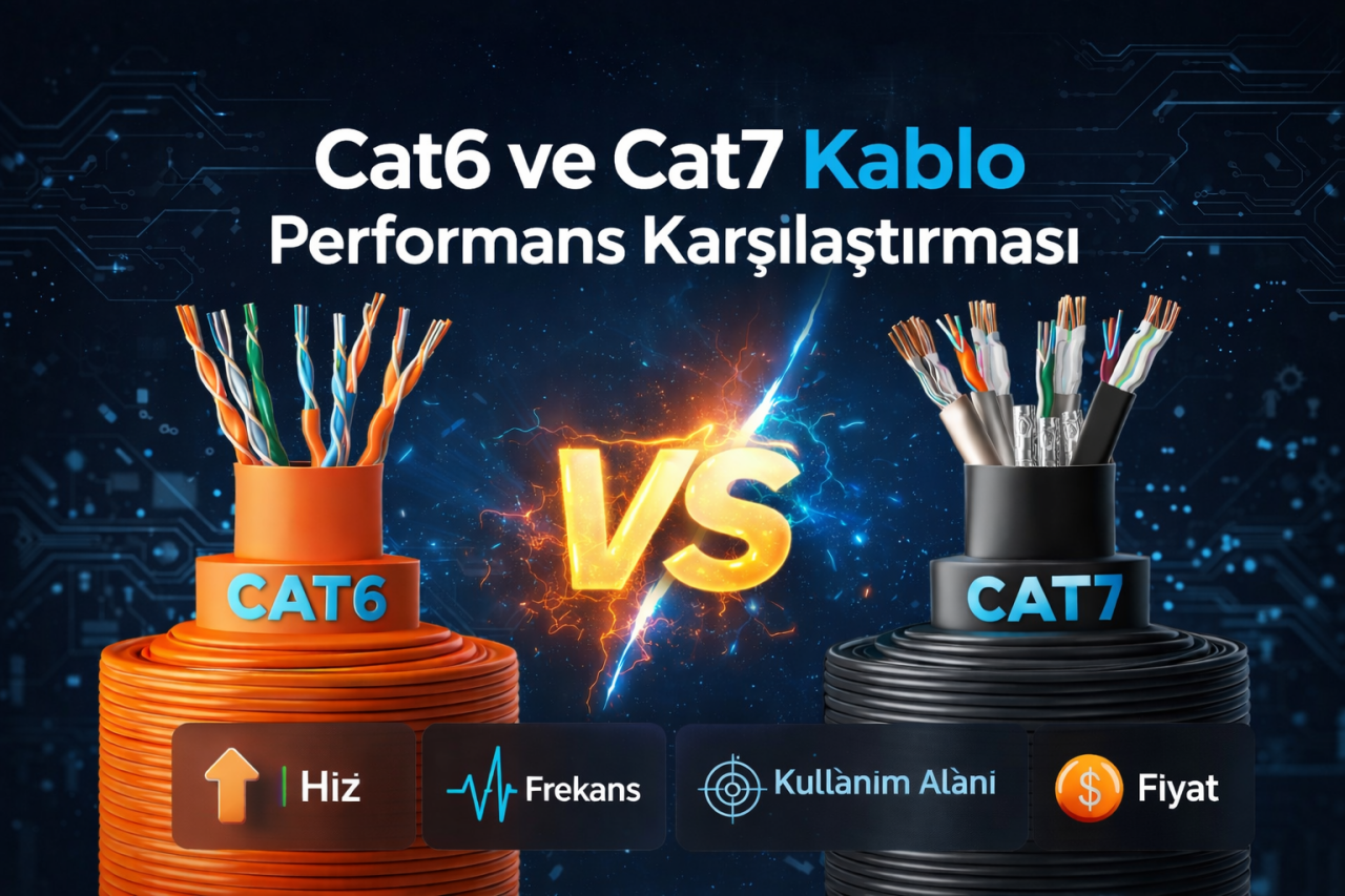 Cat6 Kablo ve Cat7 Kablo Performans Karşılaştırması 