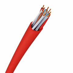 HCS CAT6 HF Ethernet Kablosu Kırmızı 500 Metre Makara