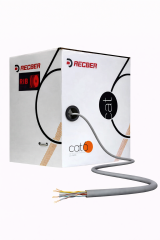 Reçber Cat6 Hf Ethernet Data Kablosu Gri 305 Metre (Kutu)