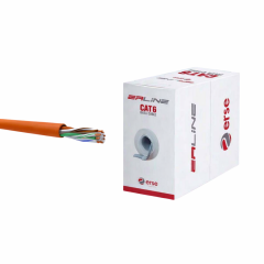 Erse Cat6 HF Ethernet Data Kablosu Turuncu 305 Metre Kutu