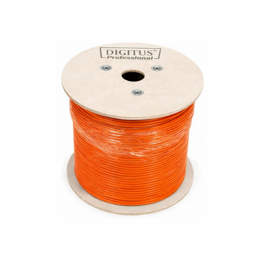 Digitus Cat6 HF Ethernet Data Kablosu Turuncu 500m Makara