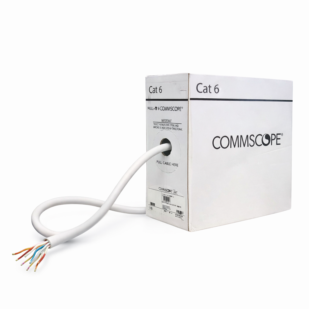 CommScope-AMP Cat6 Hf Ethernet Data Kablosu Beyaz 305m Kutu